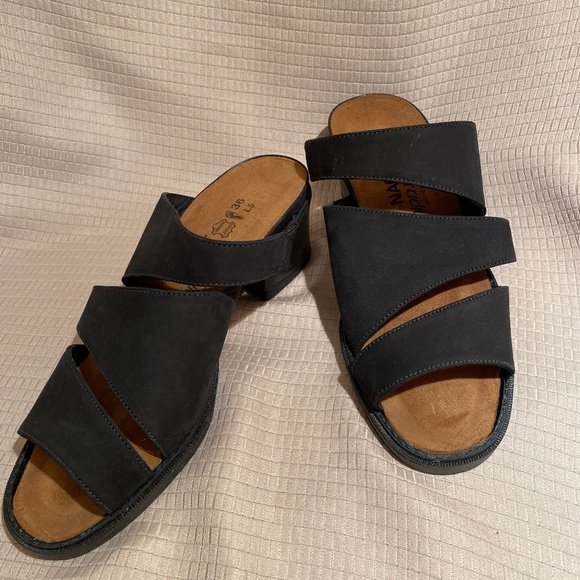 Naot Shoes Naot Women Slip On Black Sandals 55 Poshmark
